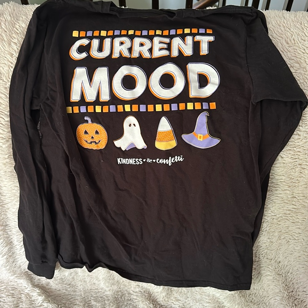 Halloween kindness and confetti long sleeve